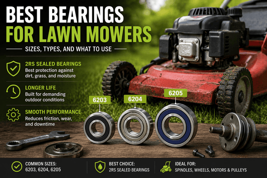 Best Bearings for Lawn Mowers: Sizes, Types, and What to Use