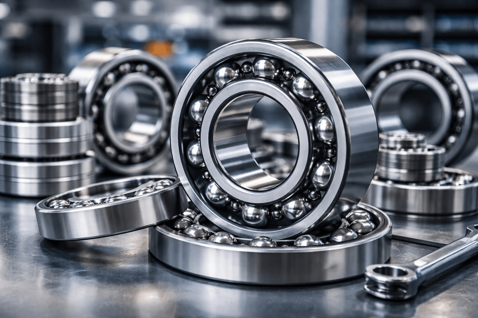 industrial deep groove ball bearings for high speed low friction and precision machinery applications